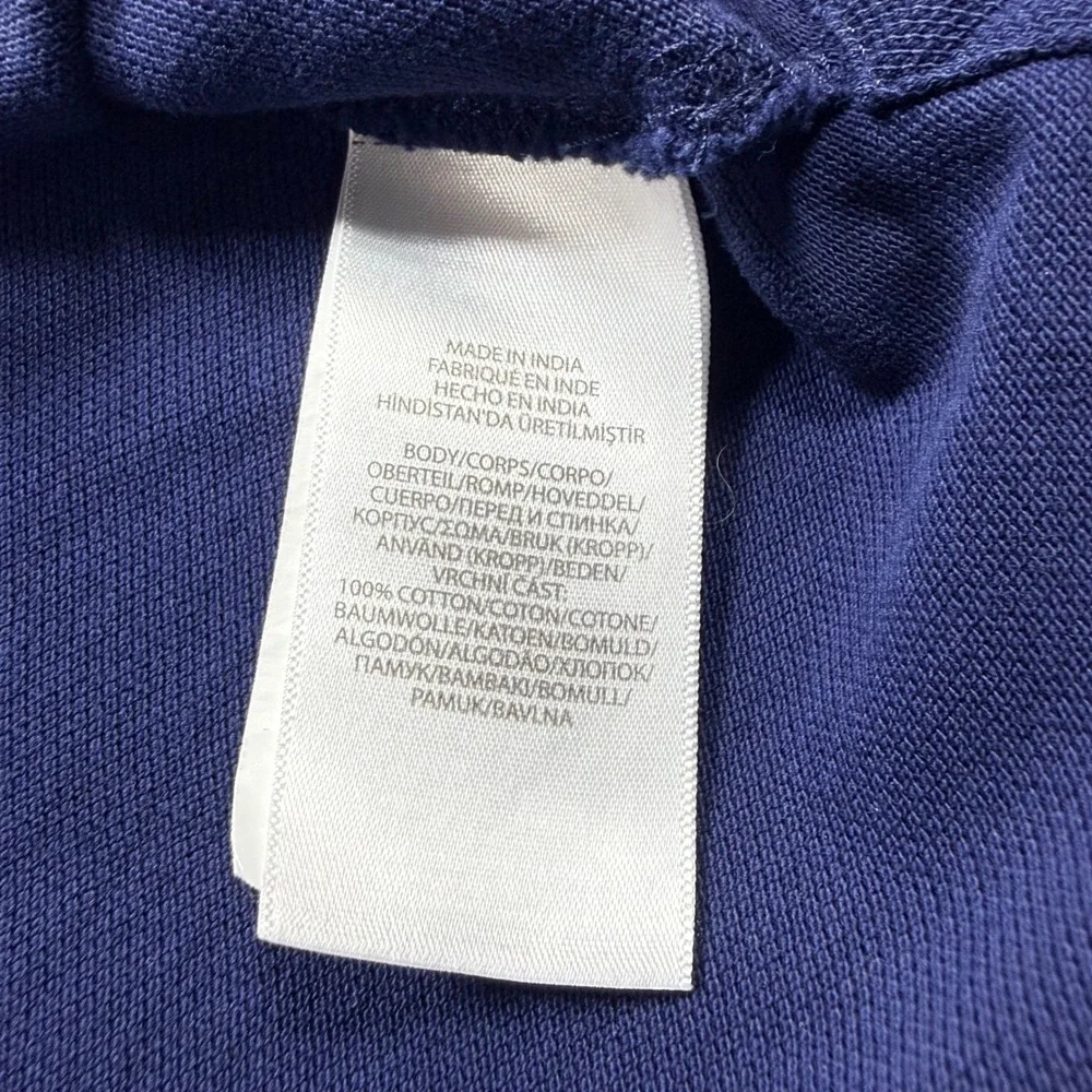 Polo Ralph Lauren XXL Navy White Dual Crossed Mallets Big Pony Mesh Knit Shirt 3
